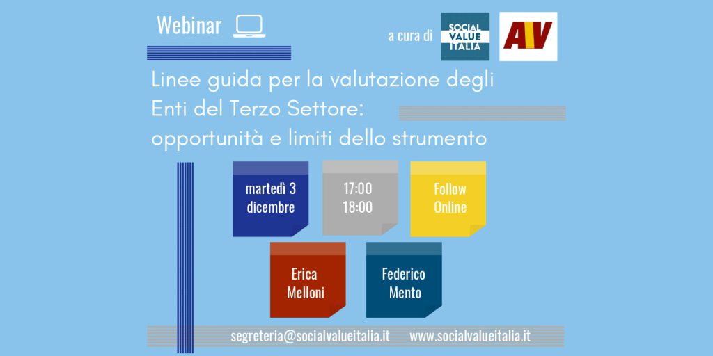 Linee guida per la Valutazione degli Enti del Terzo Settore