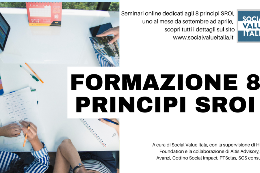 Seminari online sugli 8 Principi SROI